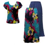 Sets Magic Crush Satin - Cap / Skirt - Cukoo Blue Reverse Skirt - Cukoo Blue Cap