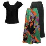Sets Magic Crush Satin - Cap / Skirt - Cukoo Green Reverse Skirt - Black Cap