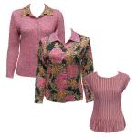 Reversible Jacket-Mini Pleat Cap Sleeve Sets