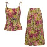 Sets Georgette Mini Pleat - Spaghetti Tank
