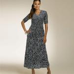 Georgette Mini Pleat Sets Half Sleeve V Neck