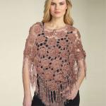 Poncho - Mohair Feel
