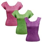 Crinkle - Cap Sleeve and Tank Top