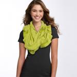 Scarves - Infinity Ruffle Knit
