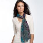 Scarves - Georgette Paisley