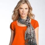 Scarves - Crinkle with Lurex Sparkle