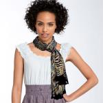 Scarves - Animal Print with Lurex Sparkle