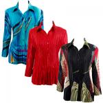 Satin Mini Pleats - Blouses