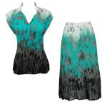 Sets Georgette Mini Pleat - Cap Sleeve with Collar