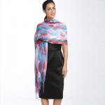 Shawls - Multi Wave Print