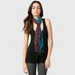 Scarves - Zebra with Lurex Sparkle