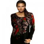 Slinky Style Tops - Beaded Long Sleeve