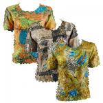 Origami Petal Shirts - Short Sleeve