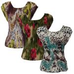 Georgette Mini Pleats - Cap Sleeve