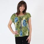 Georgette Mini Pleats - Cap Sleeve