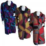 Satin Crushed Car Coat