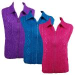 Diamond Zipper Vests