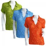 Magic Crush Diamond Short Sleeve with Collar