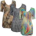 Georgette Mini Pleats - Half Sleeve Tunic
