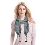 Scarves - Animal Print with Hanging Pendants - Sale