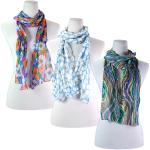 Skinny Scarves - Crinkled Chiffon