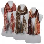 Scarves - Crinkle Giraffe Abstract 2117