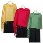 Pashmina Style Shawls - Solid