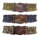 Beaded Bali Stretch Belts