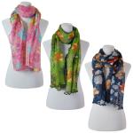 Scarves - Crochet Flower 3097