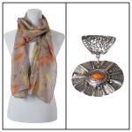 Scarves - Feathers 3130 w/ Pendant