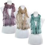 Scarves - Lace w/ Sheer Border 3070