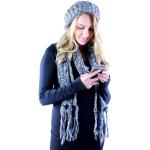 5007 - Knit Sequined Scarf and Hat Set