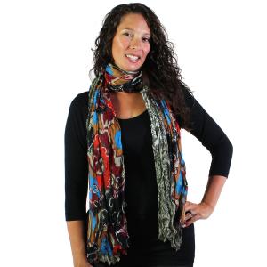 Wholesale 1094Abstract Bohemian Scarves