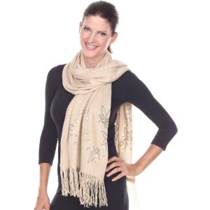 Wholesale 2409 - Sequined Cashmere Feel Scarves