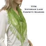 7776 - Victorian Lace Confetti Scarves
