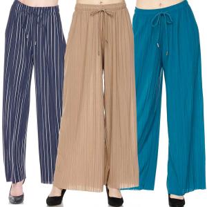 Wholesale 902GGeorgette Pleated Pants