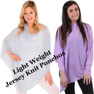 Wholesale 2869 <p>Jersey Knit Poncho<