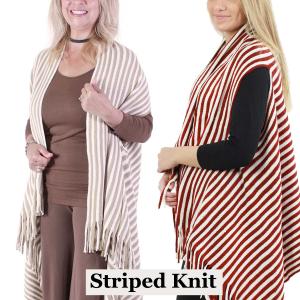 Wholesale 9182Knit Striped Vests