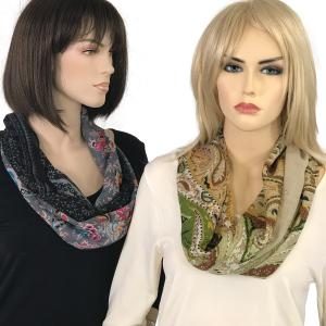 Wholesale 3278Magnetic Clasp Scarves</b>(Gypsy Prints)