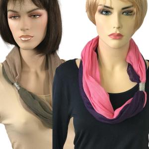 Wholesale 3296 <p>Two Layer </p><p>Magnetic Clasp Scarves</p>