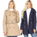 Coat - Double Breasted Trench Coat 2565
