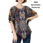 596 - Spandex Ponchos