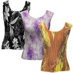 Satin Mini Pleats - Sleeveless