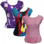 Mini Pleats - Cap Sleeve