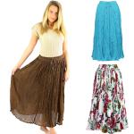 Skirts - Long Cotton Broomstick with Pocket 503