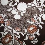 Awesome Outfits - Georgette Chocolate-Ivory Floral