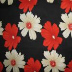 Awesome Outfits - Georgette Hibiscus Red-Tan