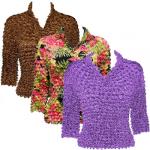 Gourmet Three Button 3/4 Popcorn Shirts