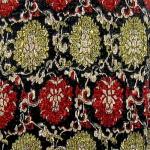Magic Crush Satin - Medallion Gold-Red
