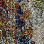 Magic Crush Satin - Paisley Plaid Royal